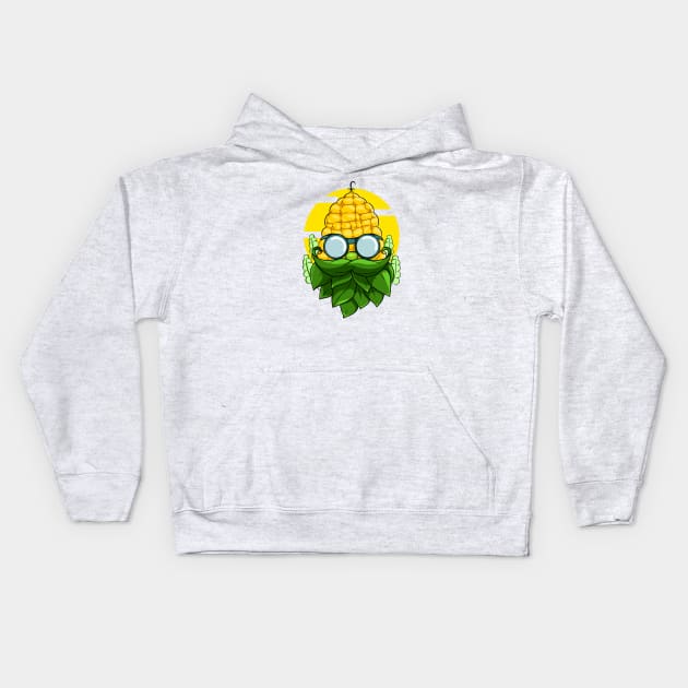 Corn Kids Hoodie by Alsiqcreativeart